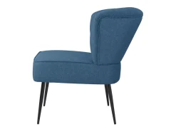 Sillón de cóctel tela azul