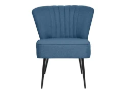 Sillón de cóctel tela azul