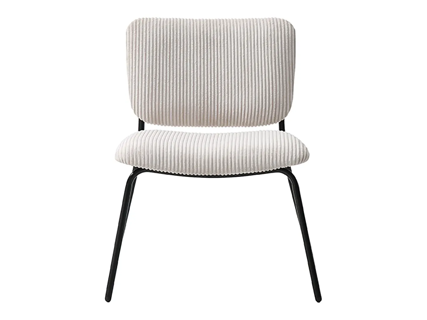 Sillón de pana beige LOVUNIA de Maison Céphy