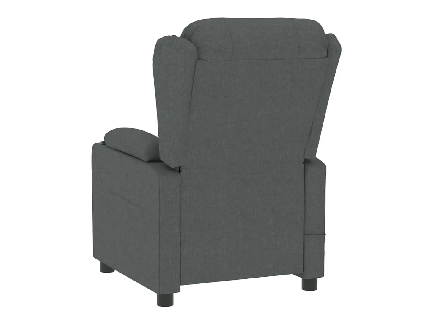 Sillón de relax | Silla | Sillón reclinable eléctrico de tela gris oscuro SHL8457