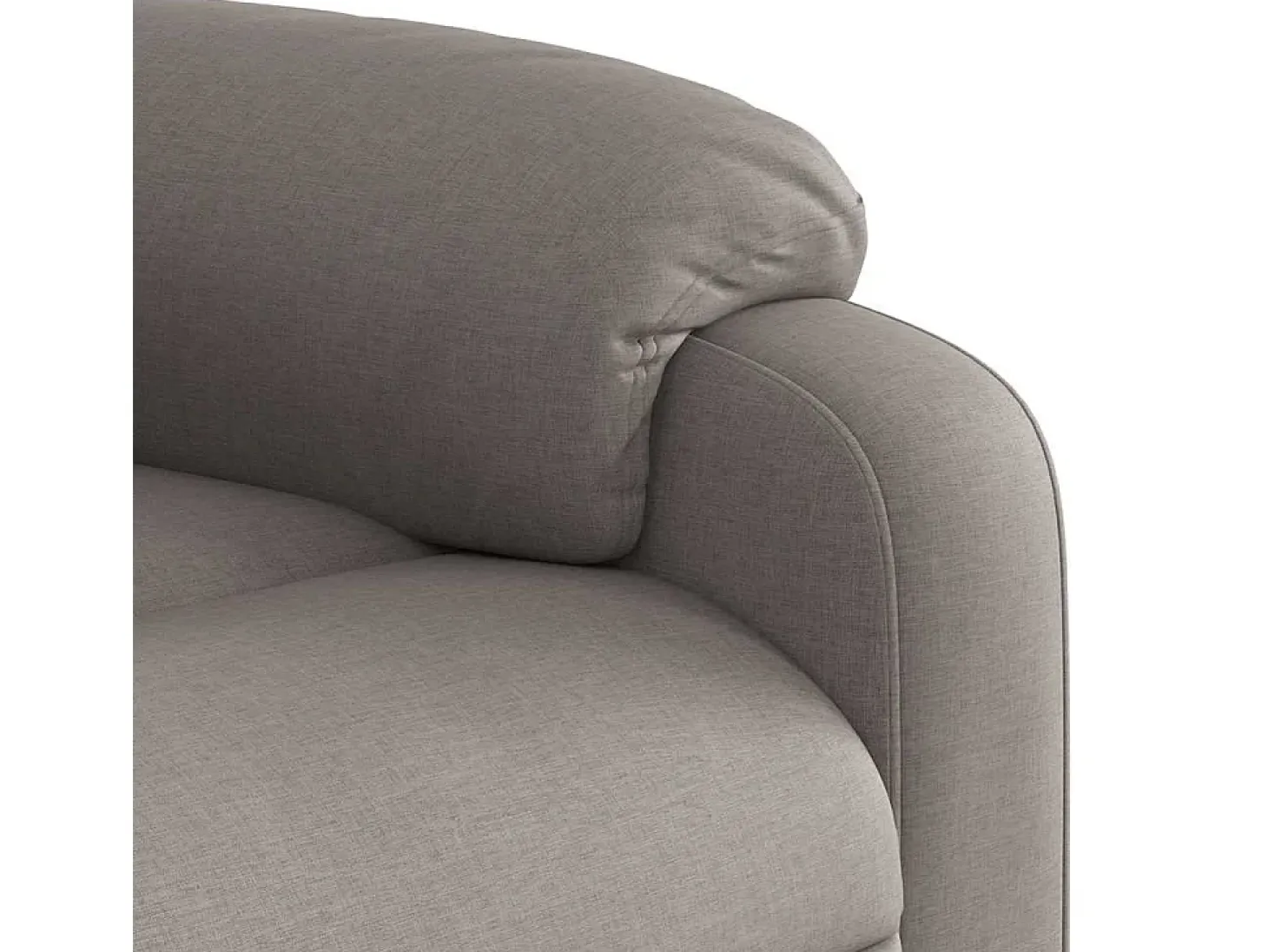 Sillón de relax | Silla | Sillón reclinable de tela gris taupe SHL2860