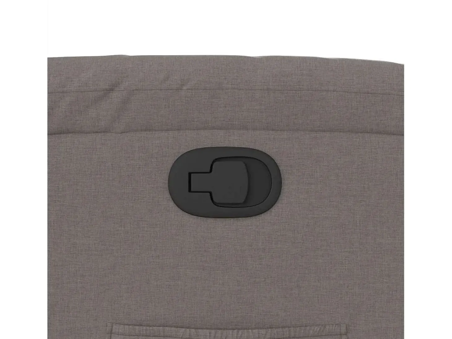 Sillón de relax | Silla | Sillón reclinable de tela gris taupe SHL2860