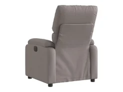 Sillón de relax | Silla | Sillón reclinable de tela gris taupe SHL2860