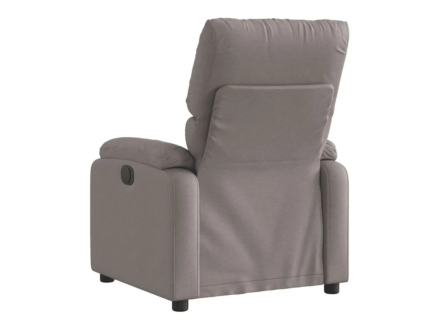 Sillón de relax | Silla | Sillón reclinable de tela gris taupe SHL2860
