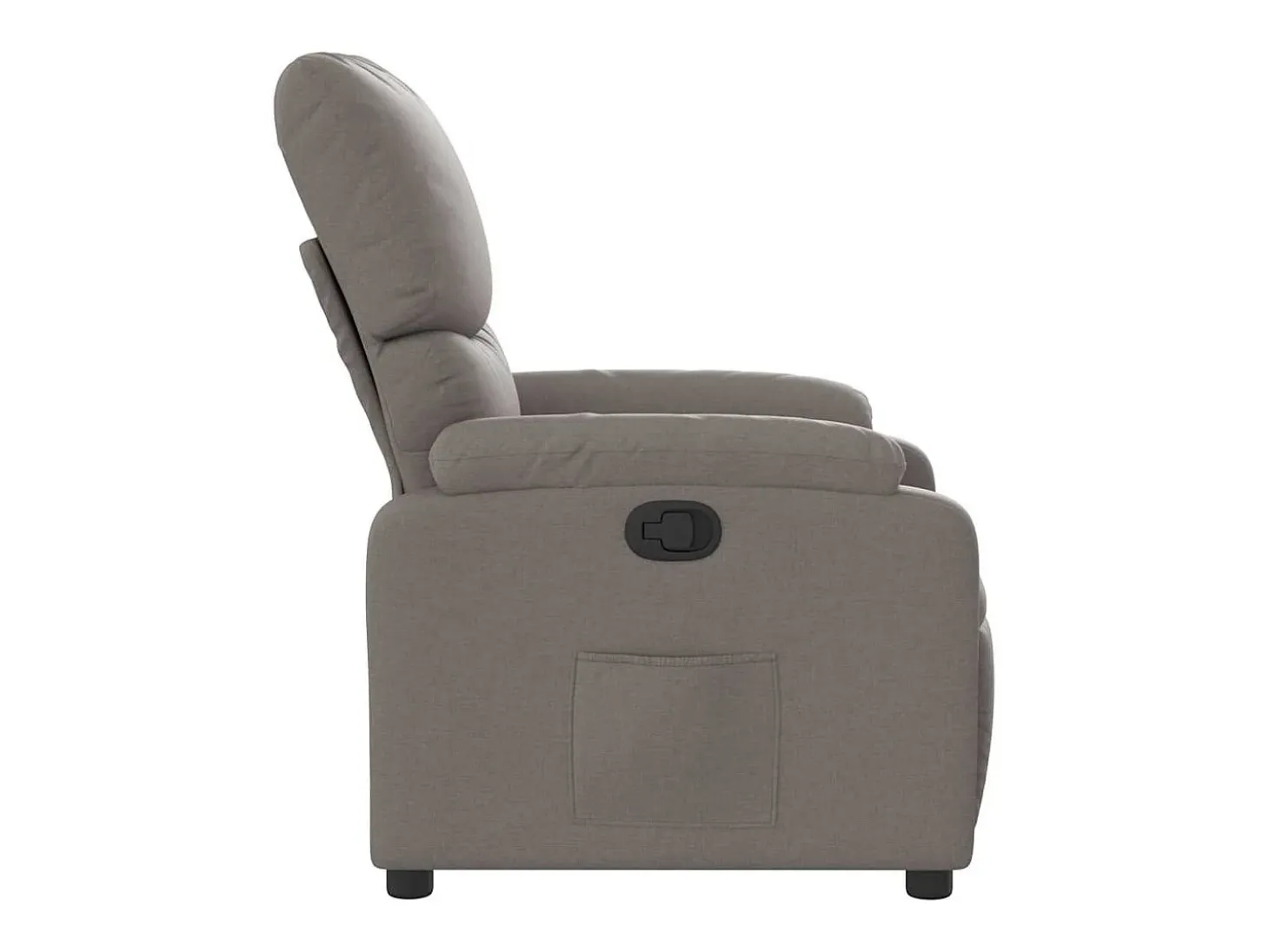 Sillón de relax | Silla | Sillón reclinable de tela gris taupe SHL2860