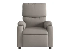 Sillón de relax | Silla | Sillón reclinable de tela gris taupe SHL2860