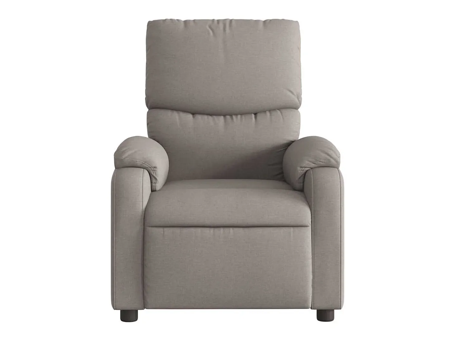 Sillón de relax | Silla | Sillón reclinable de tela gris taupe SHL2860
