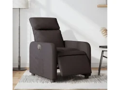 Sillón de relax | Silla | Sillón reclinable eléctrico tela marrón oscuro SHL3804