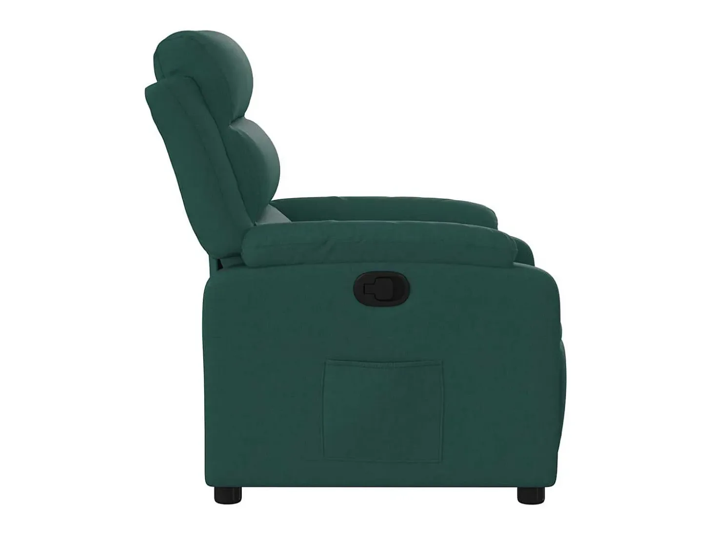 Sillón de relax | Silla | Sillón reclinable de tela verde oscuro SHL4912