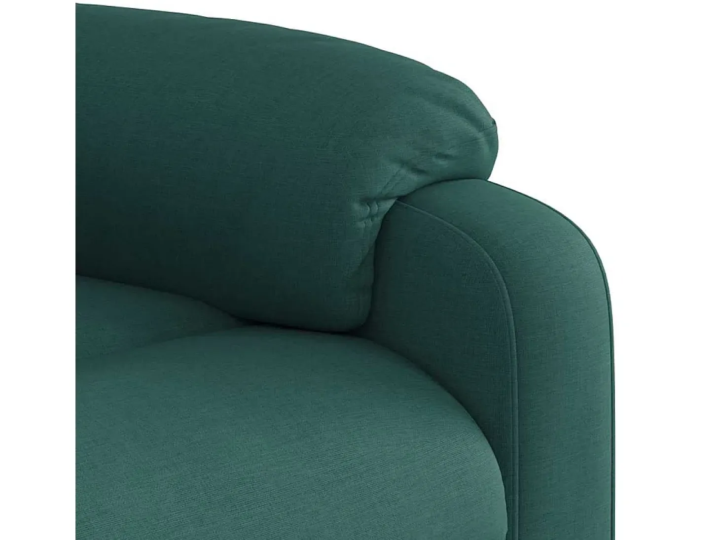 Sillón de relax | Silla | Sillón reclinable de tela verde oscuro SHL4912