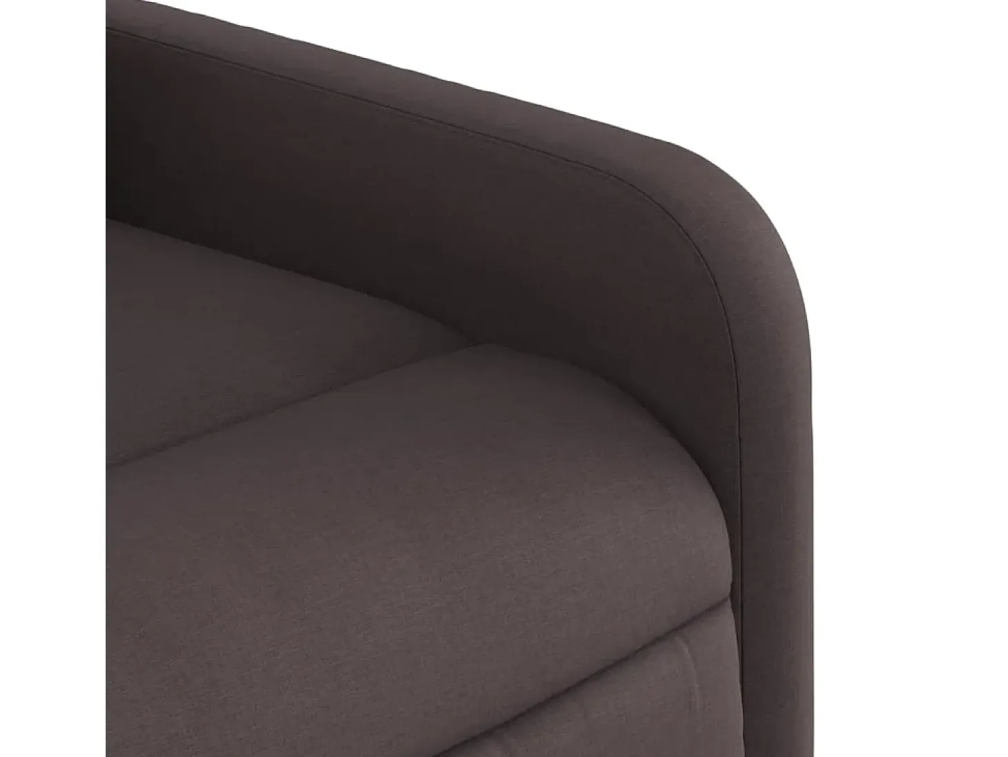 Sillón de relax | Silla | Sillón reclinable de tela marrón oscuro SHL6057