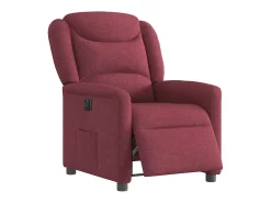 Sillón de relax | Silla | Sillón reclinable eléctrico tela rojo tinto SHL3261