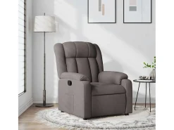 Sillón de relax | Silla | Sillón reclinable de tela gris taupe SHL8517