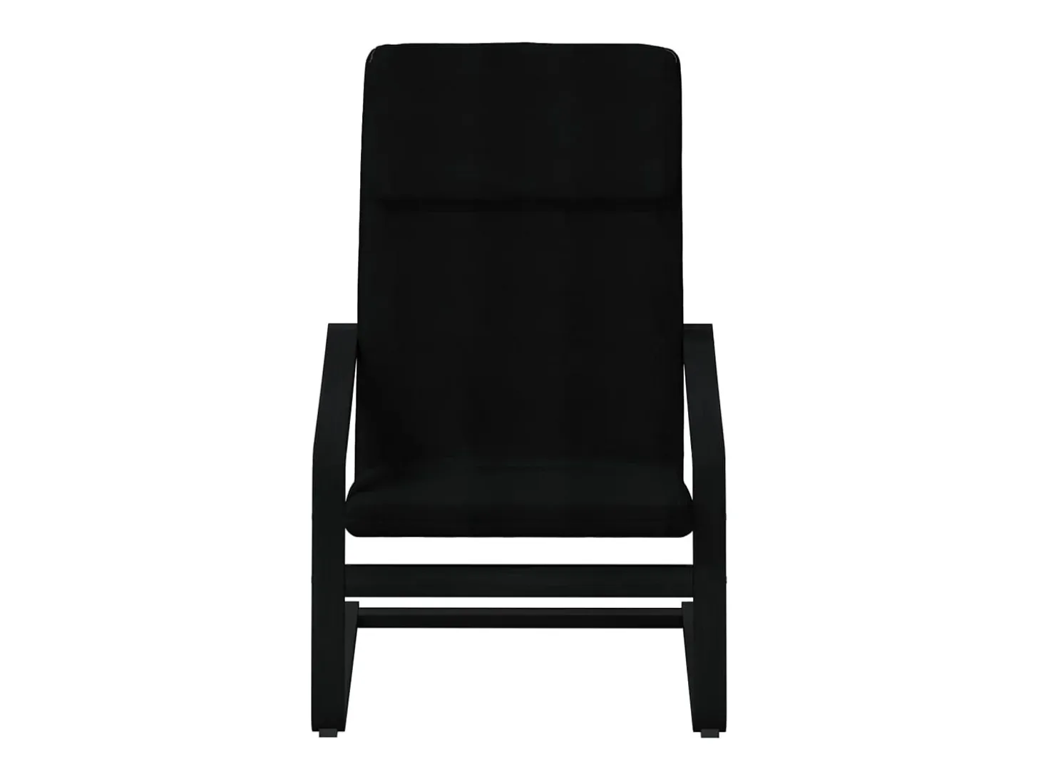 Sillón de relax | Silla de relax de tela negro SHL6035