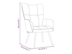 Sillón de relax | Silla de relax de terciopelo rojo vino tinto SHL9008