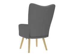 Sillón de relax | Silla de relax de tela gris oscuro SHL6139