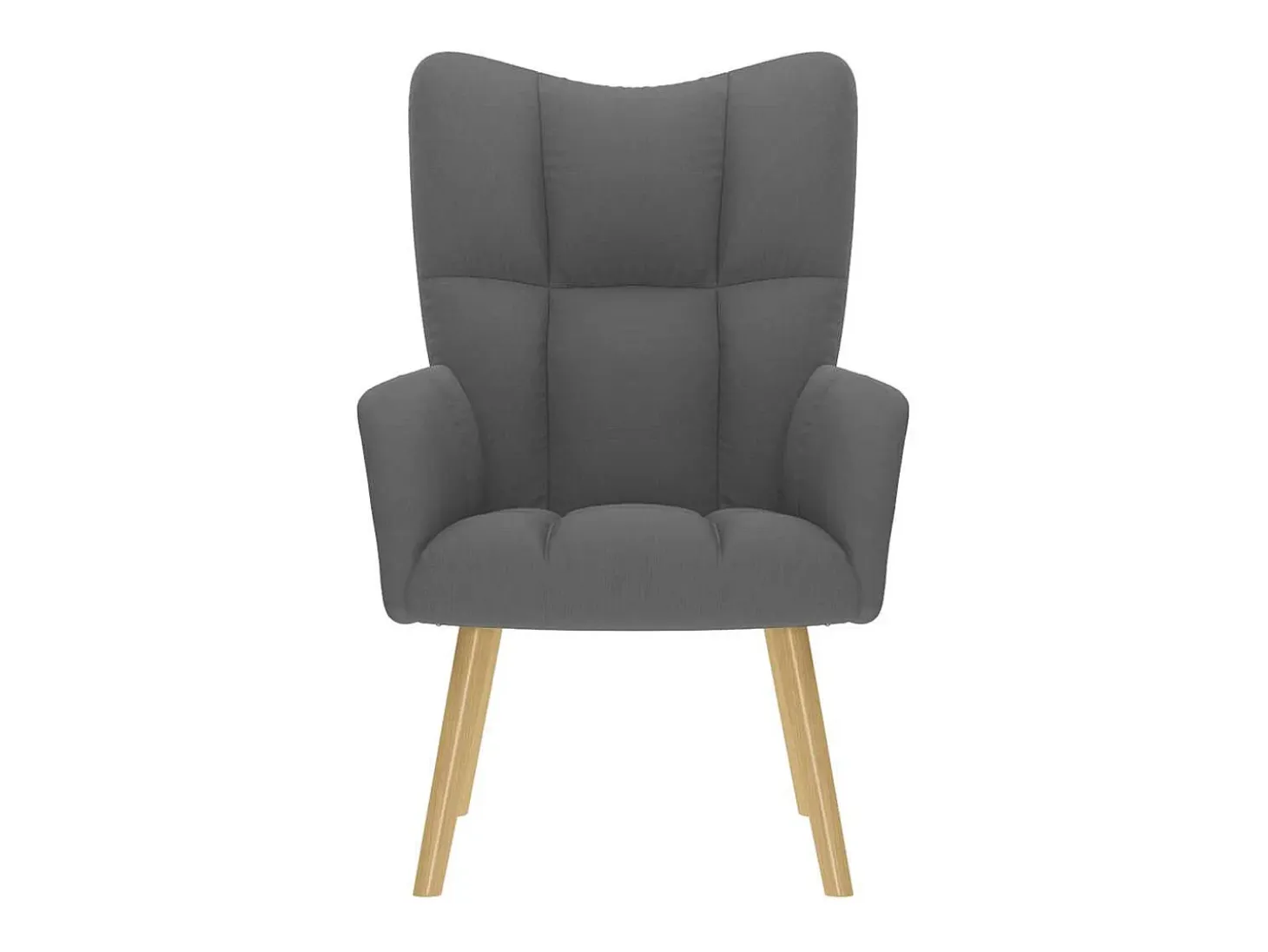 Sillón de relax | Silla de relax de tela gris oscuro SHL6139