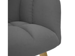 Sillón de relax | Silla de relax de tela gris oscuro SHL6139