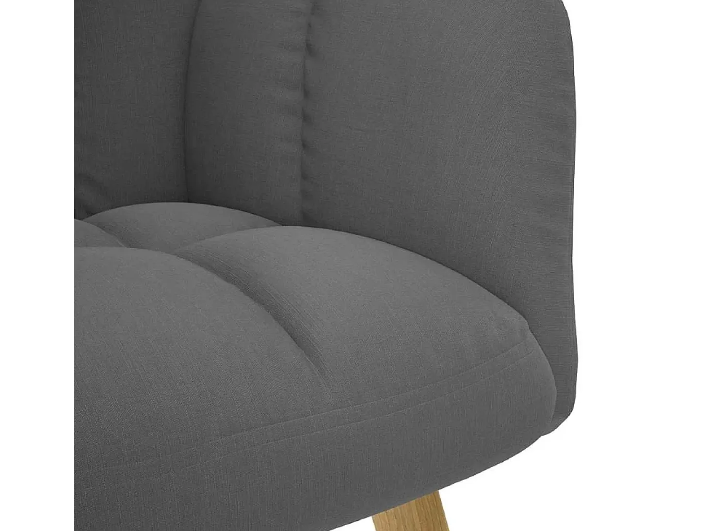 Sillón de relax | Silla de relax de tela gris oscuro SHL6139