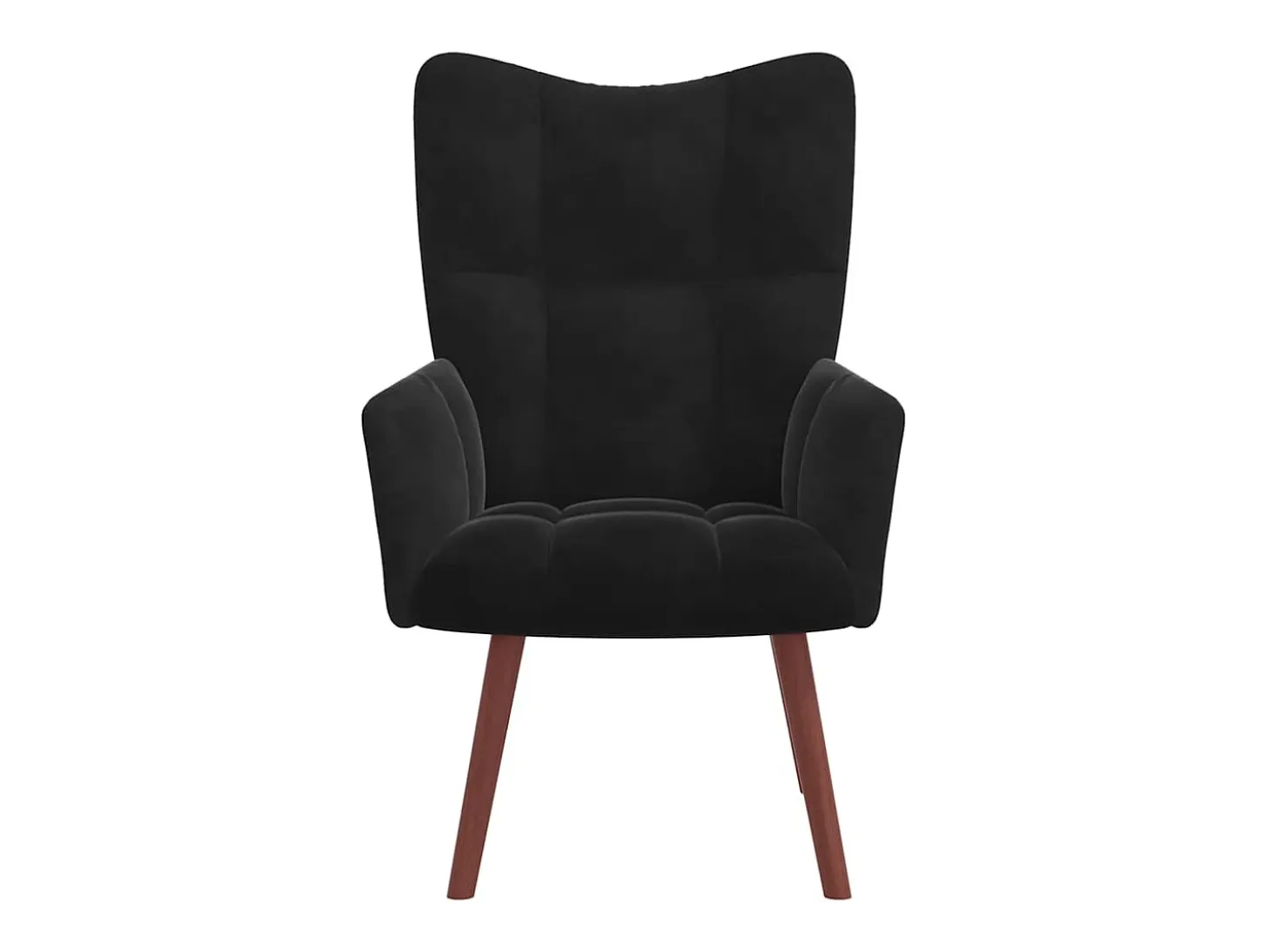 Sillón de relax | Silla de relax de terciopelo negro SHL7623