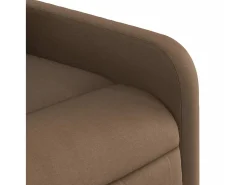 Sillón de relax | Sillón reclinable con masaje de tela marrón SHL7233