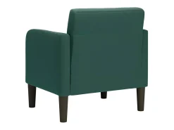 Sillón de relax con reposabrazos Terciopelo Verde Oscuro 54 cm SHL2739