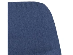 Sillón de relax de tela azul