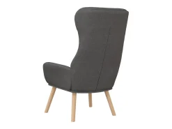 Sillón de relax de tela gris oscuro