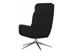 Sillón de relax de tela negro
