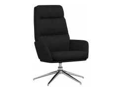 Sillón de relax de tela negro