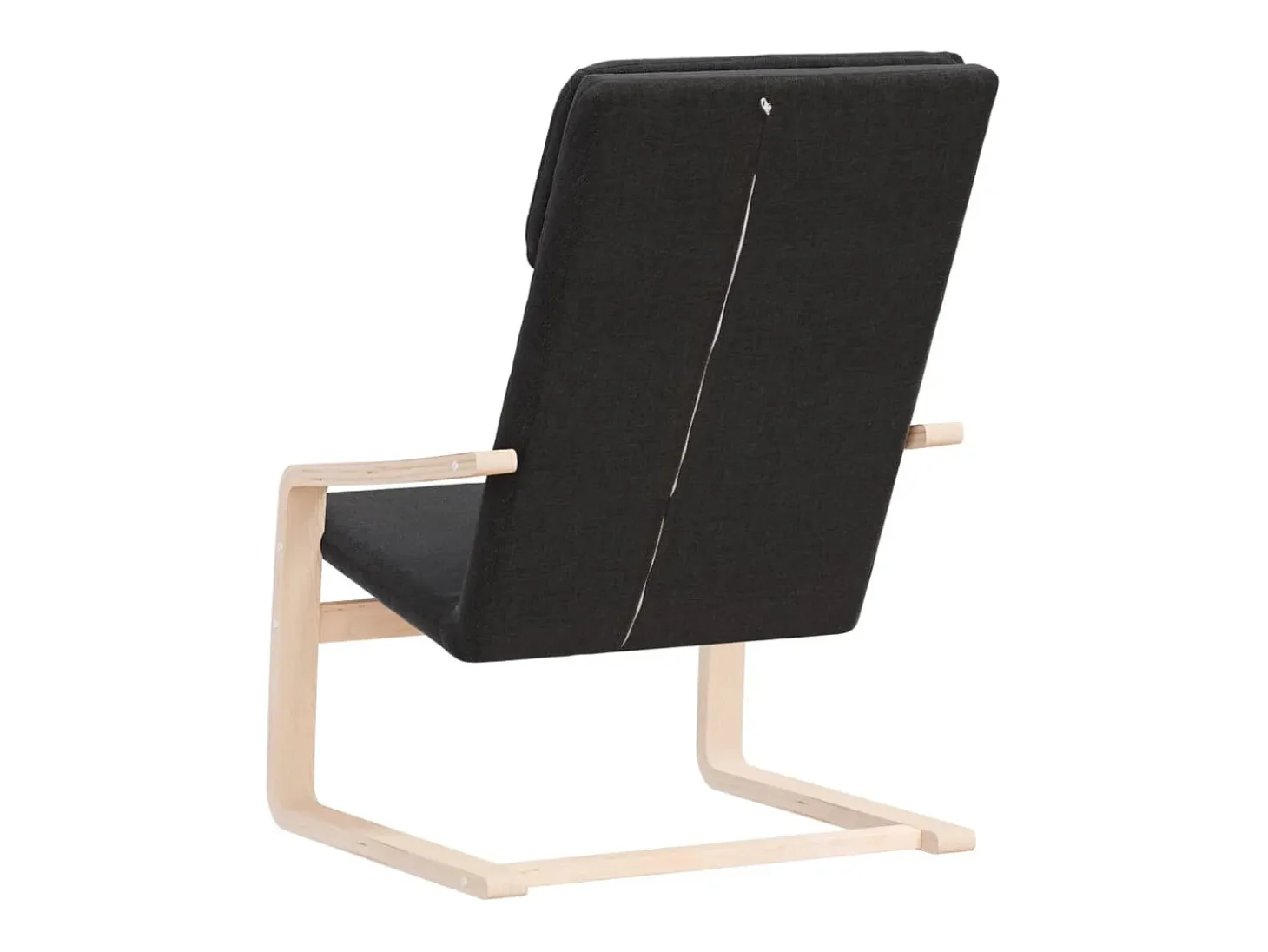 Sillón de relax de tela negro