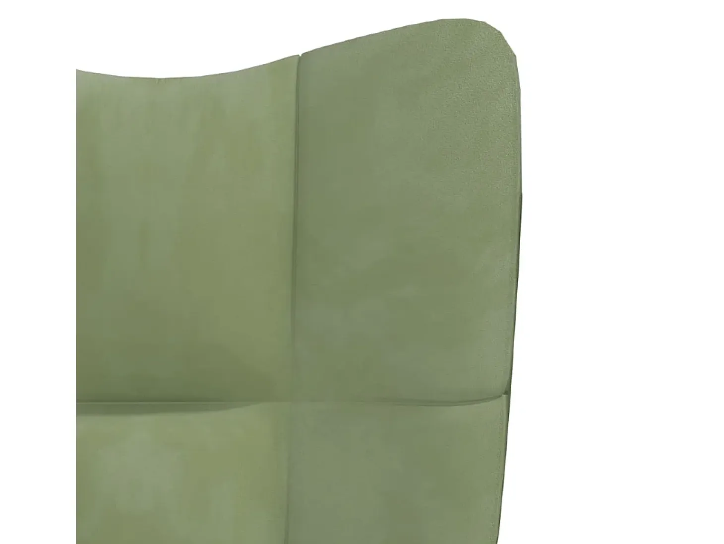 Sillón de relax de terciopelo verde claro
