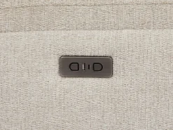 Sillón de relax eléctrico de tela beige KELUNO