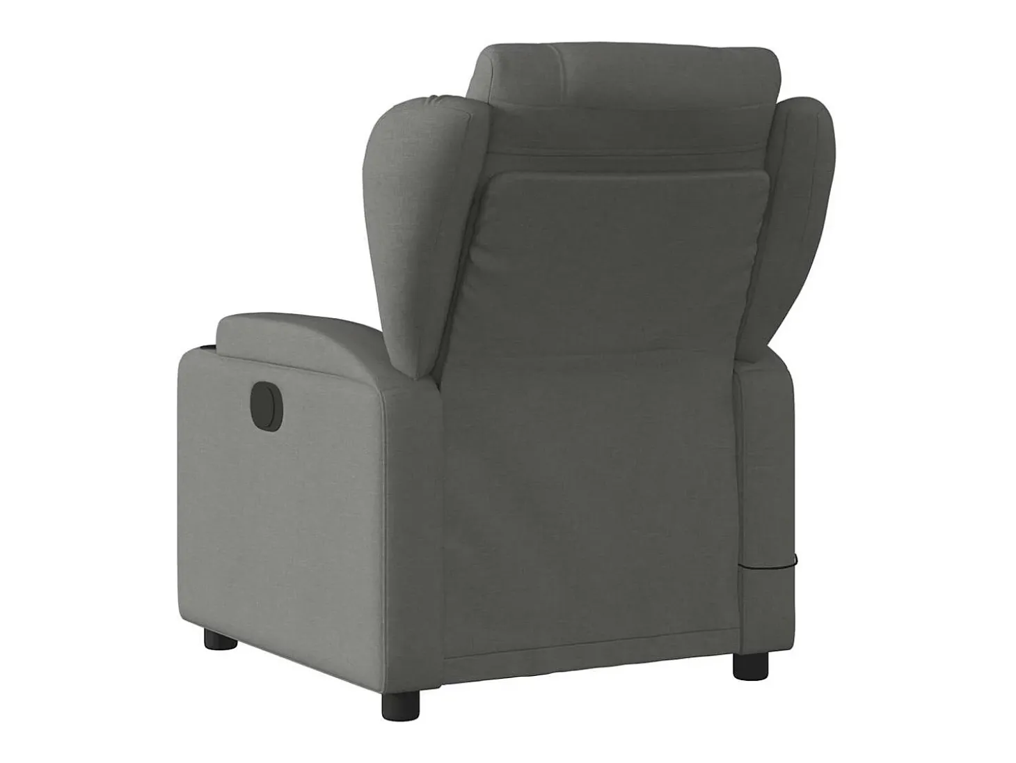 Sillón de salón | Silla | Sillón de masaje reclinable de tela gris oscuro SHL3764