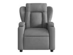 Sillón de salón | Silla | Sillón de masaje reclinable de tela gris oscuro SHL3764