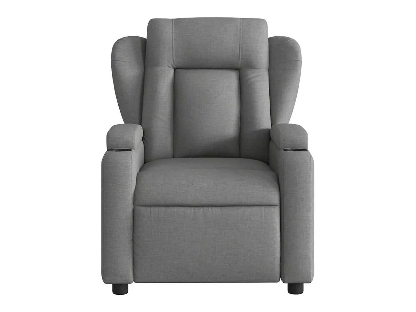 Sillón de salón | Silla | Sillón de masaje reclinable de tela gris oscuro SHL3764