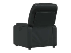 Sillón de salón | Silla | Sillón de masaje reclinable cuero sintético negro SHL3434