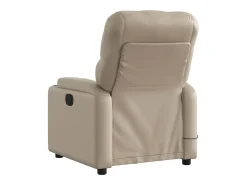 Sillón de salón | Silla | Sillón de masaje reclinable cuero sintético color capuchino SHL6533