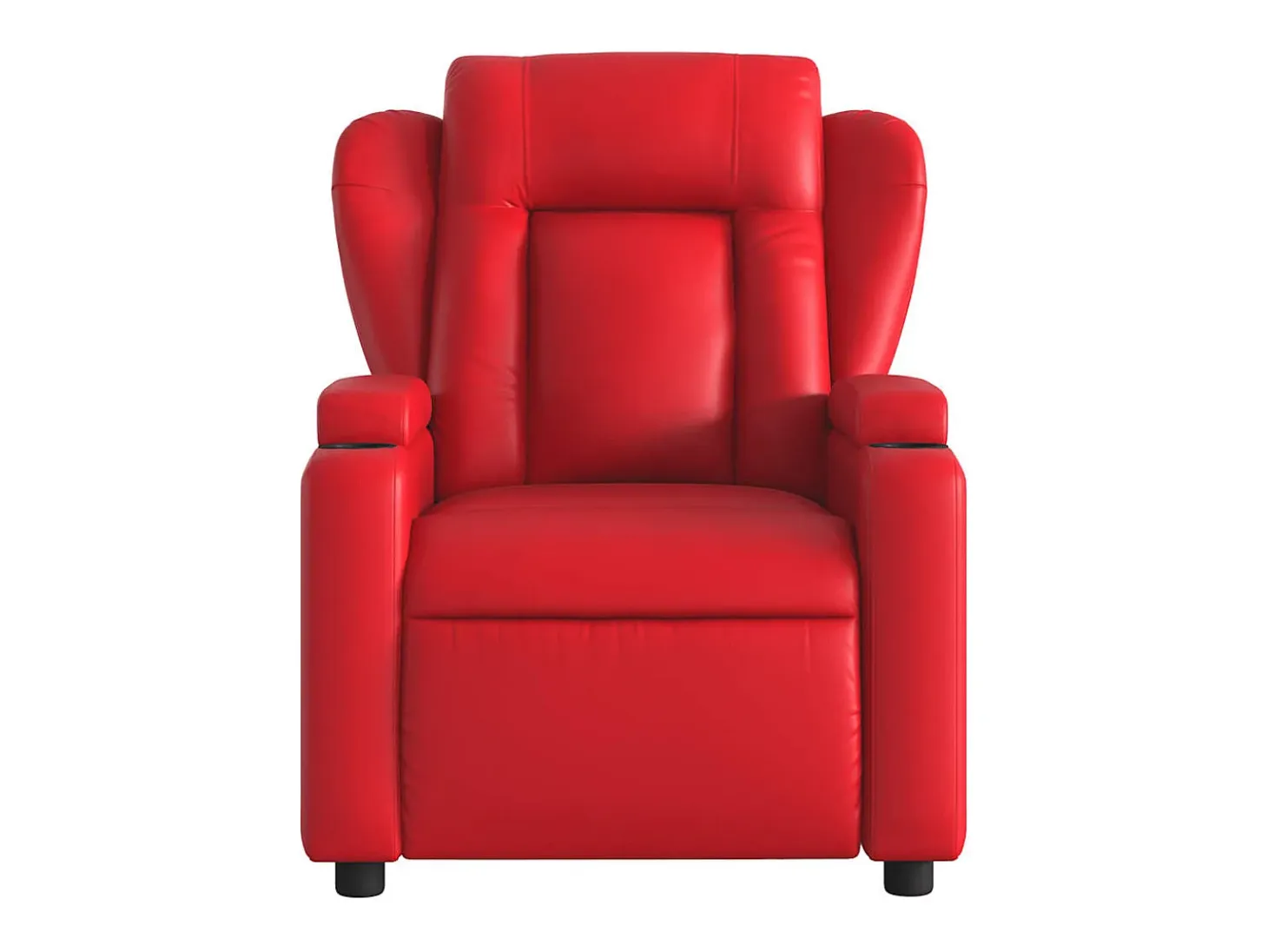 Sillón de salón | Silla | Sillón de masaje reclinable cuero sintético rojo SHL5160