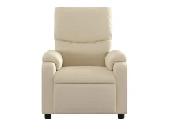 Sillón de salón | Silla | Sillón de masaje reclinable de tela crema SHL8021