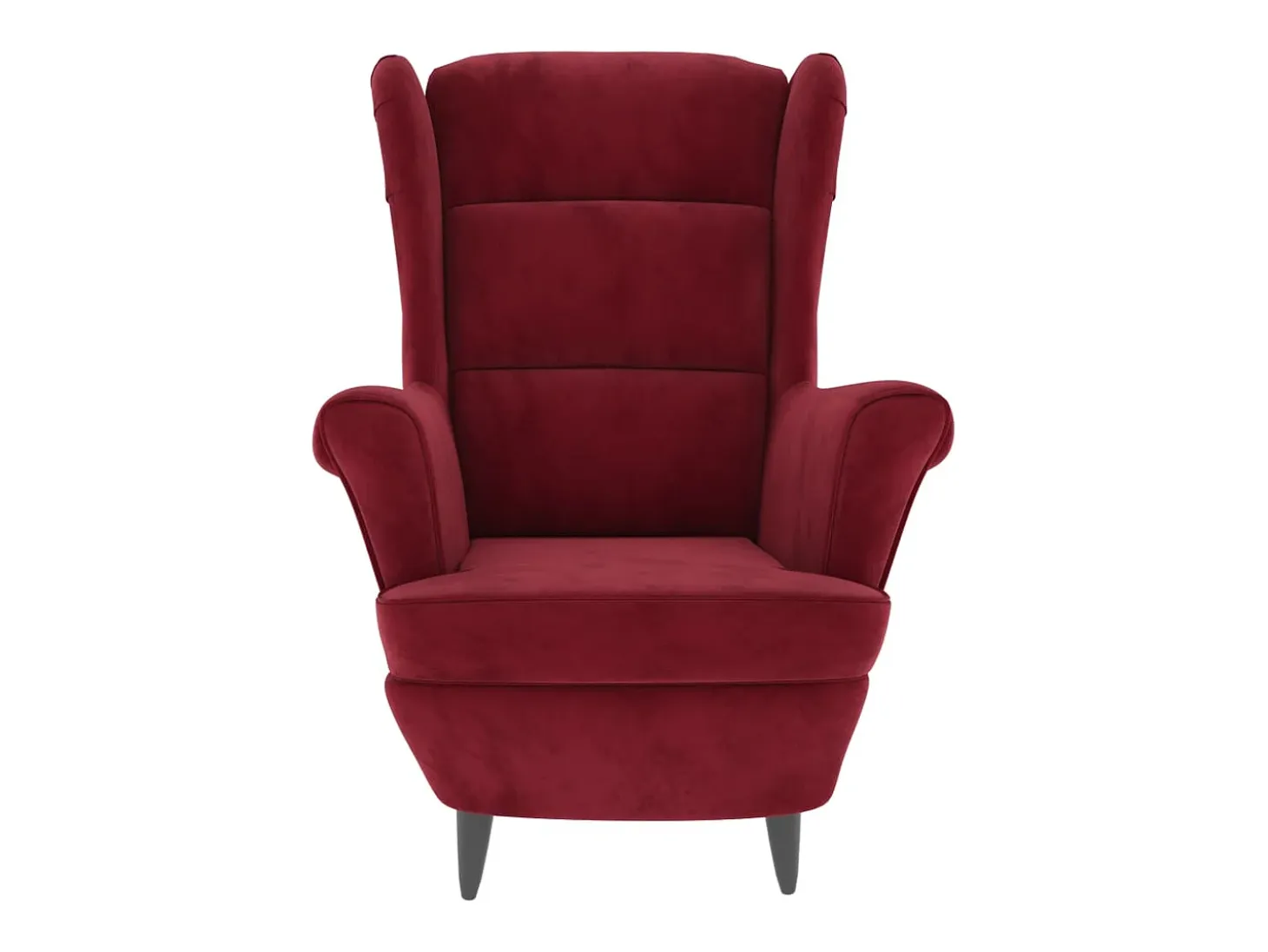 Sillón de salón | Silla de relax | Sillón de tela color vino SHL5494