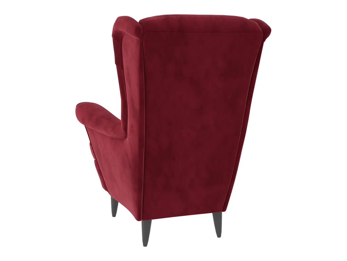 Sillón de salón | Silla de relax | Sillón de tela color vino SHL5494