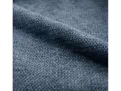 Sillón de tela azul con patas de madera - Simba