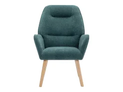 Sillón de tela azul pato. Estilo escandinavo. OSIMO