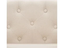 Sillón de tela beige