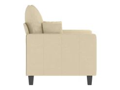 Sillón de tela color crema 60 cm