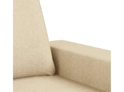 Sillón de tela color crema 60 cm