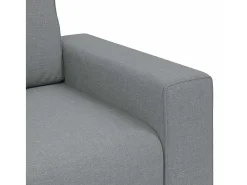 Sillón de tela gris claro 60 cm