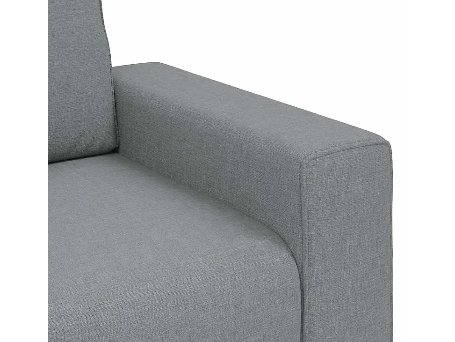 Sillón de tela gris claro 60 cm
