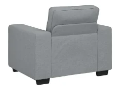Sillón de tela gris claro 60 cm